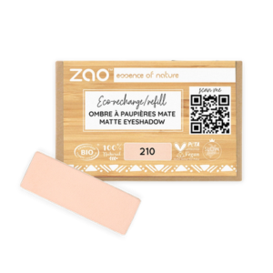 210 Peachy Pink Refill Rectangle Eye Shadow, ZAO