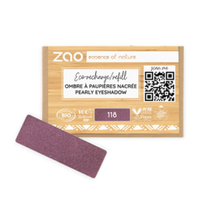 118 Plum Refill Rectangle Eye Shadow, ZAO