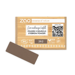 ZAO 262 Brown Eyebrow Powder Refill Rectangle