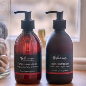 DUO Rose & Patchouli Håndsåpe & Bodylotion 2*300 ml~Highland