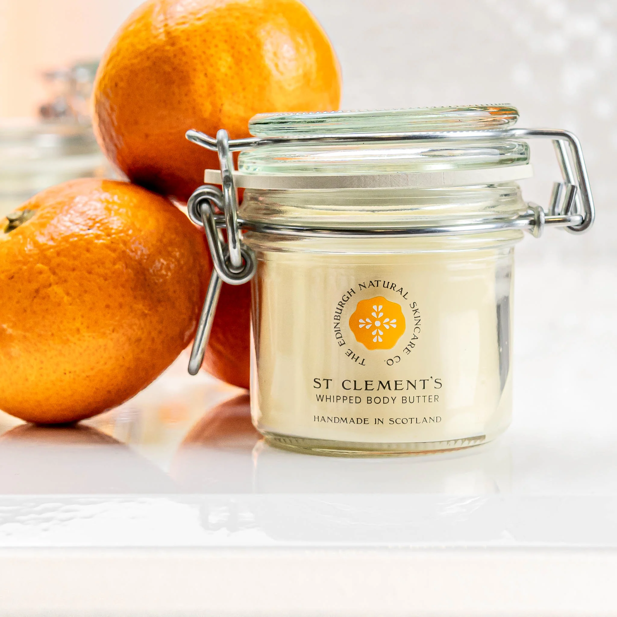 St Clements 100ml, body butter, Edinburgh Natural Skincare, Eir Naturals