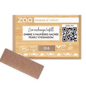 ZAO Refill Rectangle Pearly Eye Shadow 106 Bronze